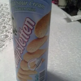 Lorenz Sour Cream & Green Onion Chips 100g — photo 3