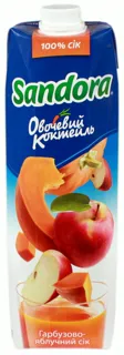 Sandora Vegetable Cocktail Pumpkin Apple Juice 0.95L — photo 3