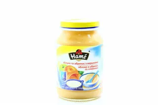 Hame apricot puree with cream for children 6+ months glass jar 190g — photo 7