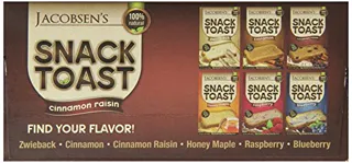 Jacobsens Cinnamon Raisin Snack Toast, 5.6 oz (6 pack) — photo 4