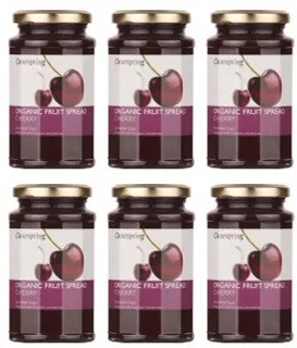 Clearspring Organic Cherry Fruit Spread 290g 6 Pack — photo 2