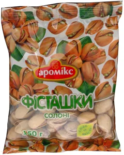 Aromiks salted pistachios 150g — photo 2