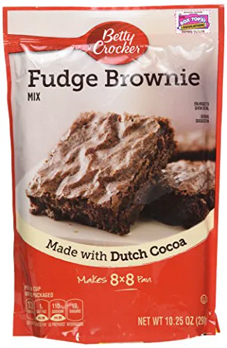 Betty Crocker Fudge Brownie Mix, 10.25 oz bag (Pack 3)
