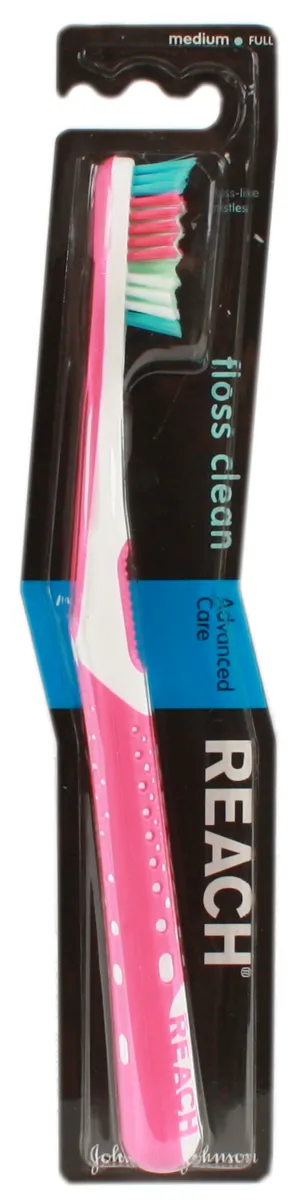 Reach Clean Floss Toothbrush, Medium