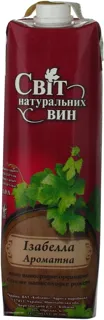 Rose Wine Mir Naturalnykh Vin Izabella Aromatic Semi-Sweet 12% 1000ml — photo 4