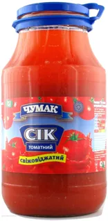 Chumak Tomato Juice Fresh Natural Pasteurized Glass Jar 1850ml — photo 3