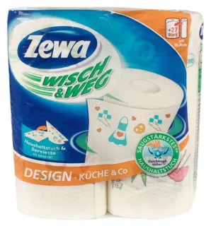 Wisch & Weg Design Roll Towel 2-ply 72 Sheets 2pcs — photo 6