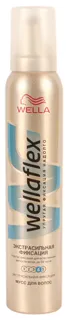 Wellaflex Hair Mousse 4 Extra Strong Hold 200ml — photo 5
