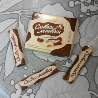 Roshen Lazy Cream White Chocolate 50g — photo 5