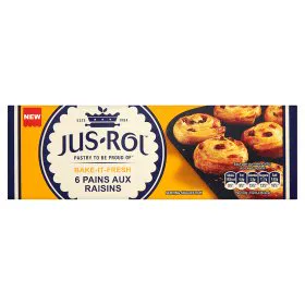 Jus-rol Bake-It Fresh 6 Raisin Rolls