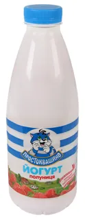 Prostokvashino Strawberry Yogurt 1.5% Plastic Bottle 930g — photo 6