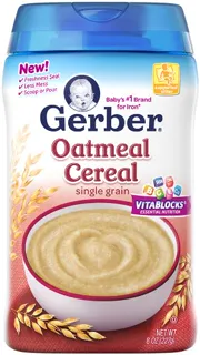 Gerber Baby Cereal, Oatmeal, 8 oz — photo 4