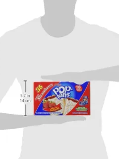 Pop Pies Toaster Pastry, Matte Strawberry, 36-Count Box — photo 4