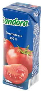Sandora Tomato Juice 0.25L — photo 3