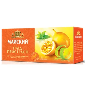 Maysky Passion Fruit Black Tea Indian Passionfruit Lemon Peel 25 Bags — photo 2