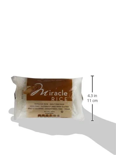 Miracle Noodle Шіратакі Локшина Чудо Райс - 6 х 8 унцій