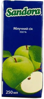 Sandora Apple Juice 250ml — photo 6