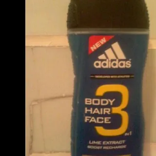 Adidas 3in1 Sport Energy Shower Gel, Shampoo & Face Wash for Men 250ml — photo 2