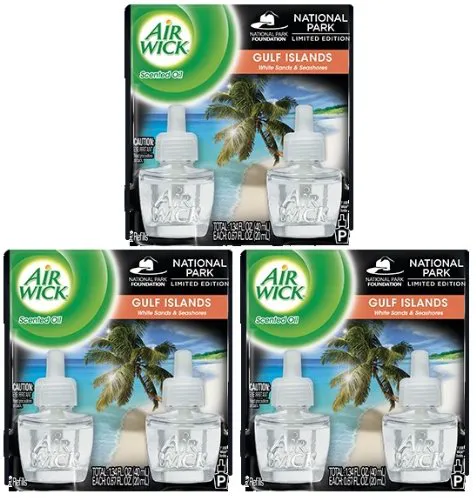 6 x 20 ml Airwick Scented Oil Plugin Refills (Gulf Islands)