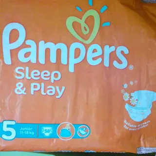 Pampers Sleep and Play Junior Jumbo Size 5 Diapers 11-16kg 58pcs — photo 3