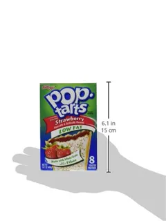 Kellogg's Pop-Tarts Low Fat Toaster Pastries Frosted Strawberry - 14.1 oz - 8 ct — photo 2
