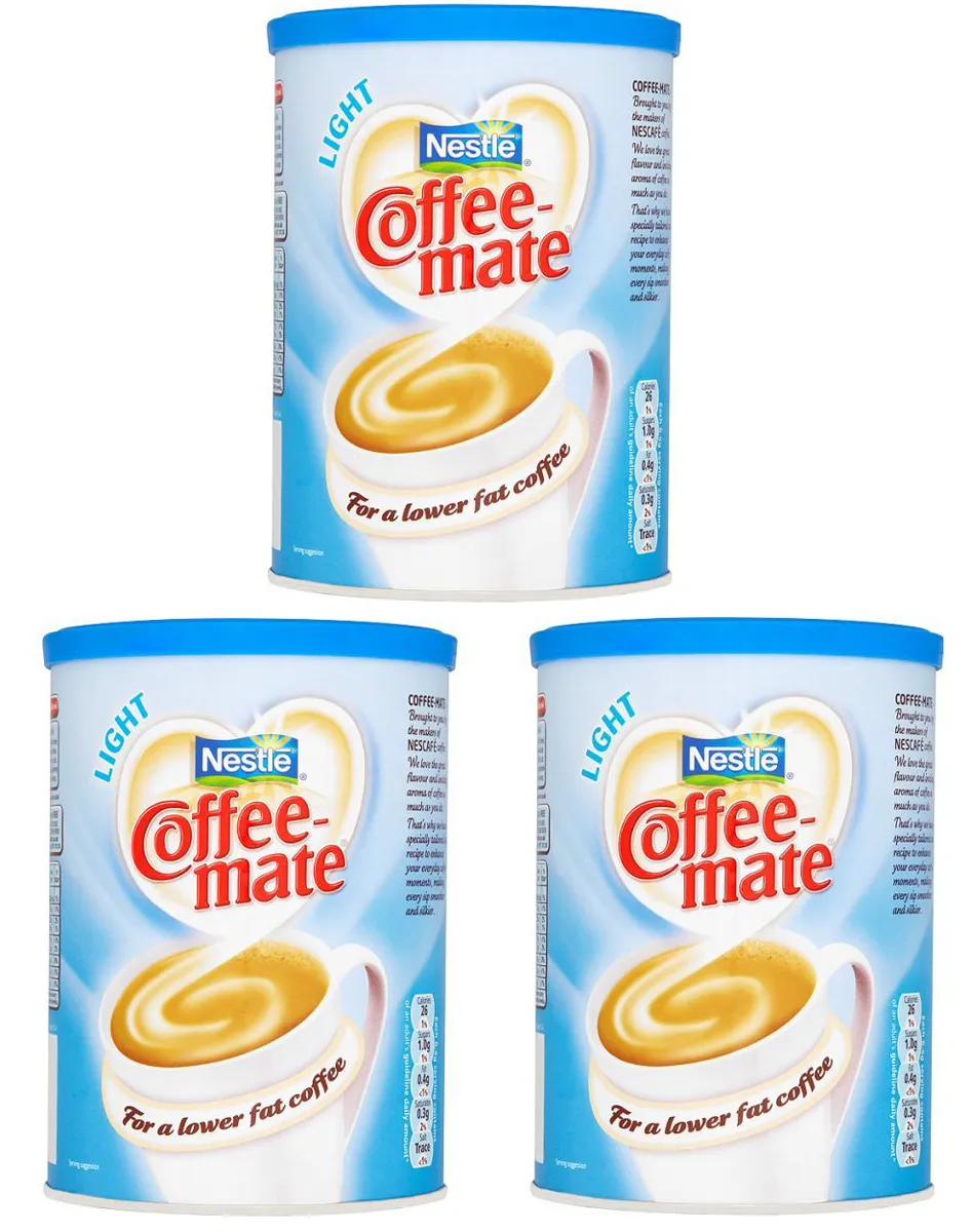 3x Nestle Coffee-Mate Light, 1kg