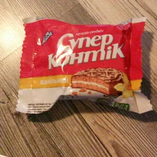 Konti Super Kontik Vanilla Cookies in Milk Chocolate 50g pack — photo 3