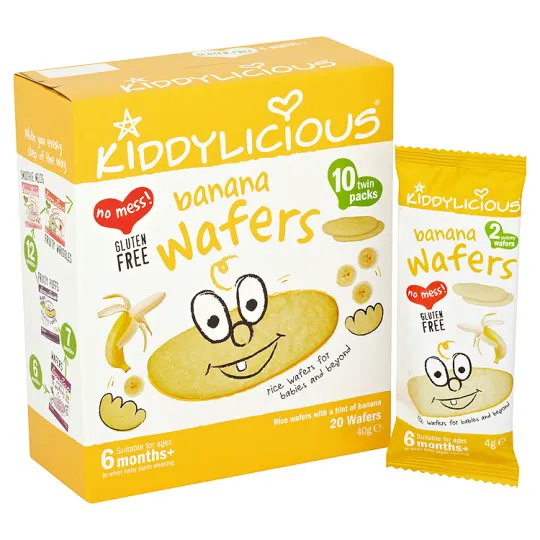 Kiddylicious Бананові вафлі