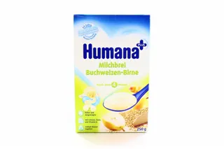 Каша дитяча Humana молочна гречана з грушею суха 250г — фото 8