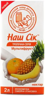 Nash Sok Multifruit Nectar Tetra Pak 1.93L — photo 4