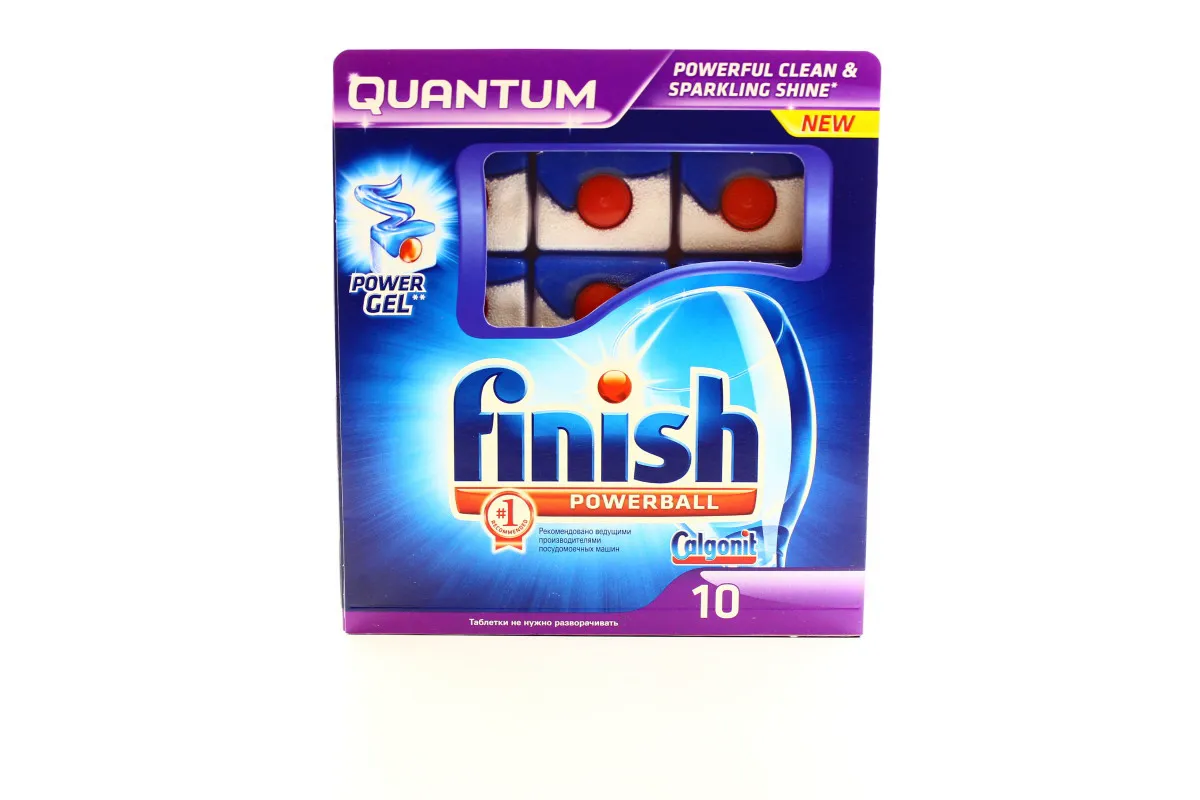 Calgonit Finish Quantum Dishwasher Tablets Amazing Shine and Clean 10 pcs
