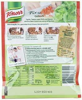 Knorr Fix Goulash Sauce Mix -pack 10 pcs — photo 2