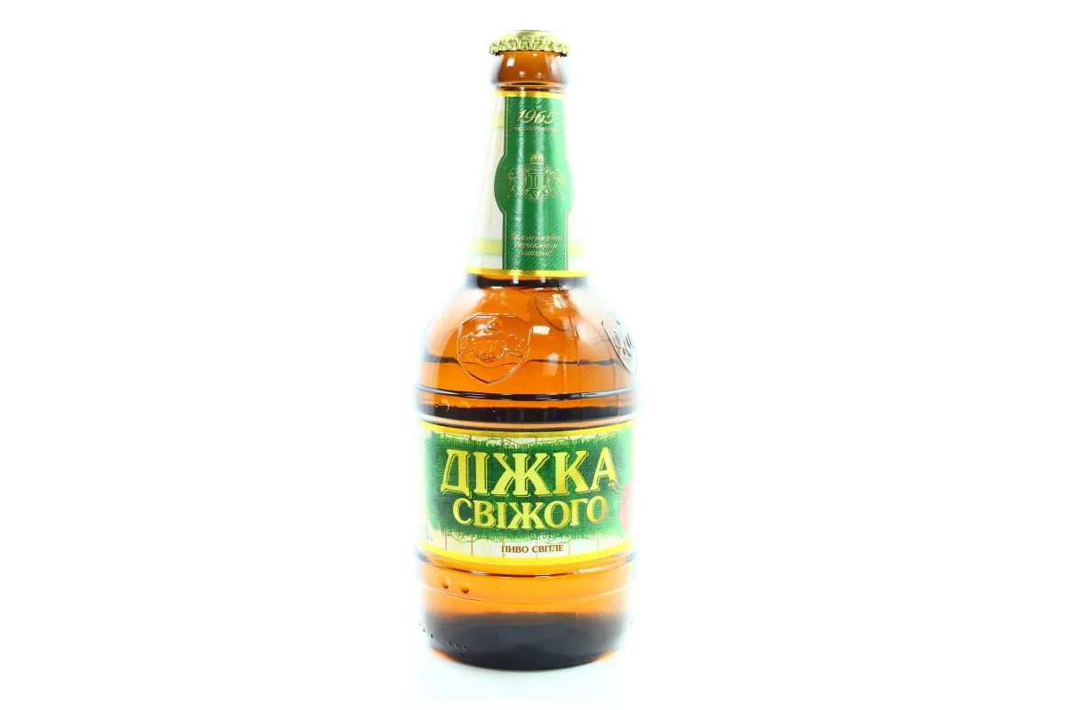 Пиво Полтава Дiжка свiжого світле фільтроване пастеризоване 4,4% 0.5дм3