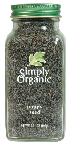 Насіння маку Simply Organic, 3,81 унції