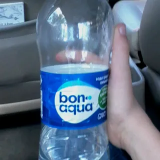 Bonaqua mineral water, sparkling, plastic bottle 1L — photo 2