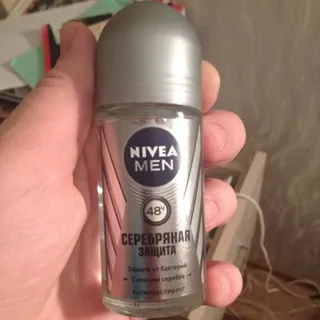 Дезодорант Nivea Срібний захист чоловічий роликовий 50 мл — фото 7