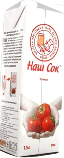 Nash Sok Tomato Juice Tetra Pak 1.43L — photo 3