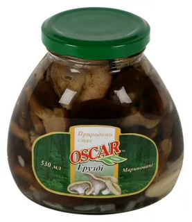 Oscar Marinated Milk Mushrooms Twist 500g 530ml — photo 2