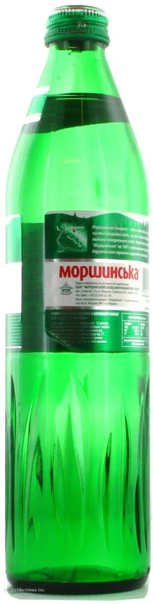 Вода Моршинська мінеральна слабогазована скляна пляшка 0.5л