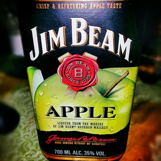Jim Beam Apple Whiskey 35% glass bottle 0.7L — photo 2