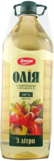 Olkom refined sunflower oil P 3L — photo 2