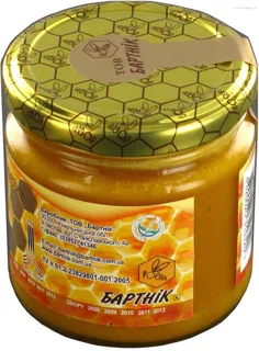 Bartnik Wildflower Honey with Pollen Glass Jar 250g — photo 3