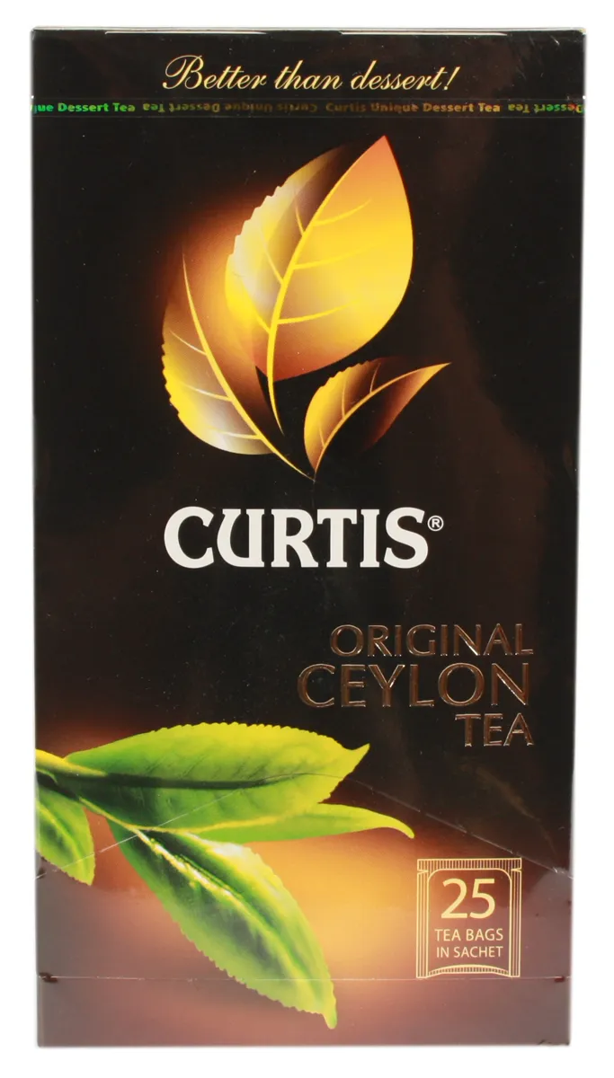 Curtis Original Ceylon Black Tea, Small Leaf, Packaged 2g*25pcs 50g
