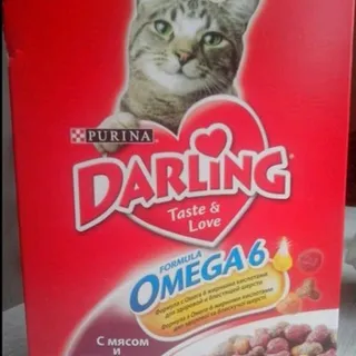 Darling dry cat food meat/vegetables k/u, 300 g — photo 3