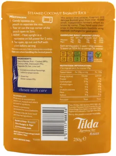Tilda Steamed Basmati Coconut — photo 7