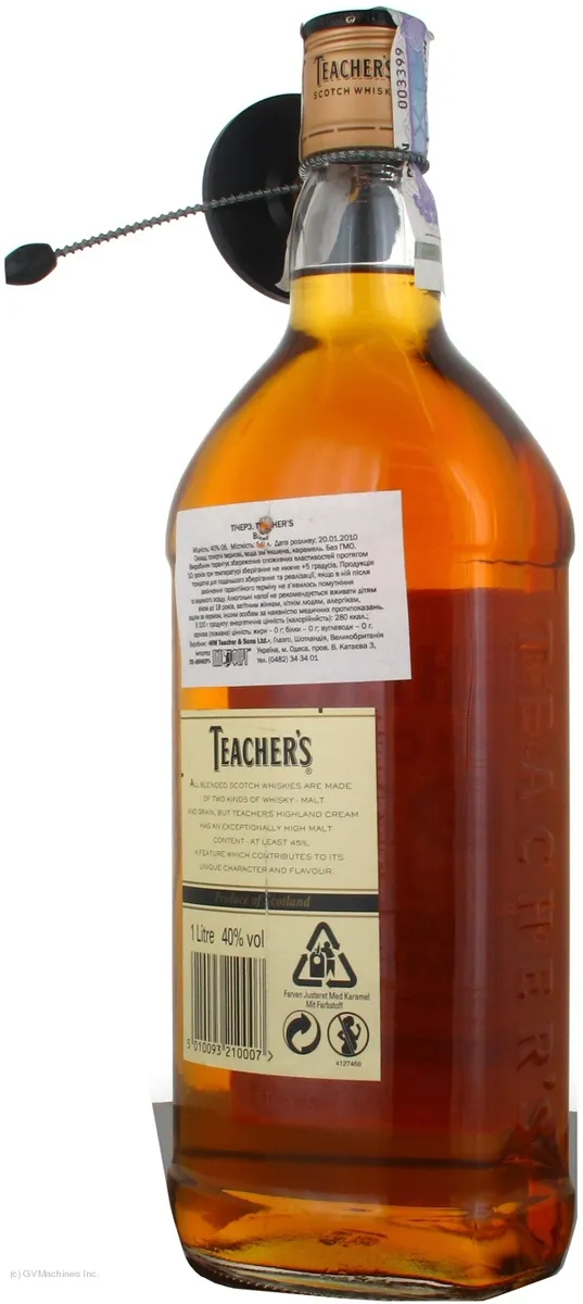 Whisky Teacher's 43% 1000ml glass bottle Scotland