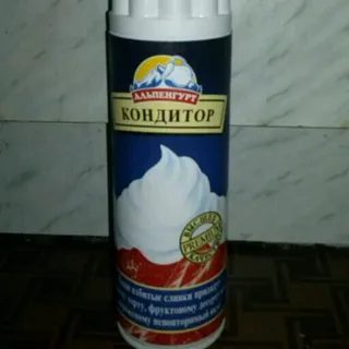 Alpengurt Whipped Cream Confectioner with Vanilla Flavor 26%, 250 ml — photo 2