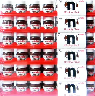 Nutella Weekly Pack, travelers, 6 packs of 7 mini jars each — photo 5