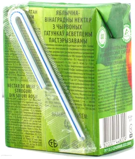 Sadochok Apple Red Grape Nectar Tetra Pak 200ml — photo 2