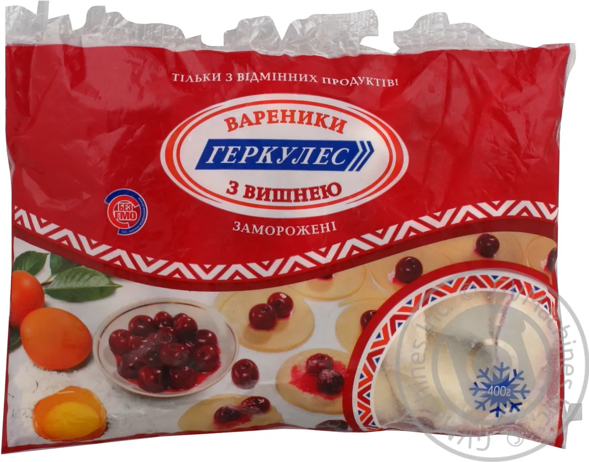 Вареники з вишнею Геркулес 400г